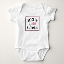 Bodysuit 100% Bébé mignon