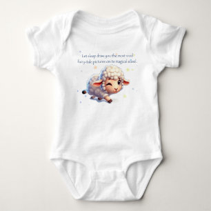 Body Bodysuit avec imprimé de mouton mignon