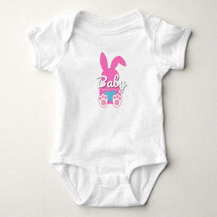 Body Bodysuit Baby Bunny - Jolie famille Cadeau de Pâqu