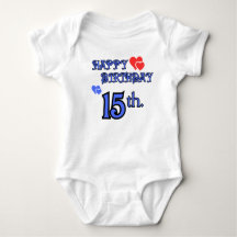 Bodysuit bébé Anniversaire 15