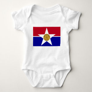 Body Bodysuit bébé avec drapeau de Dallas, USA