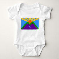 Bodysuit bébé avec drapeau de Manitou Springs