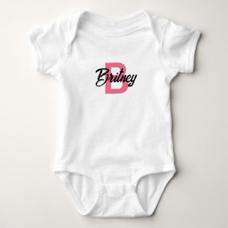Body Bodysuit bébé "B" personnalisable