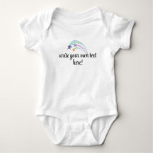 Bodysuit Bébé coloré entièrement personnalisable