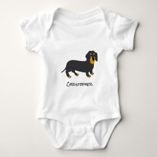 Body Bodysuit bébé Dachshund Chien Design
