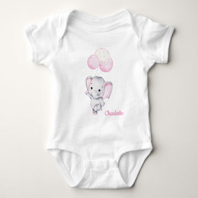 Body Bodysuit bébé éléphant bébé (Devant)
