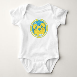 Body Bodysuit bébé Lapin miel bleu-jaune