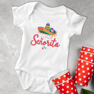 Body Bodysuit bébé Little Señorita - Fiesta Sombrero Me
