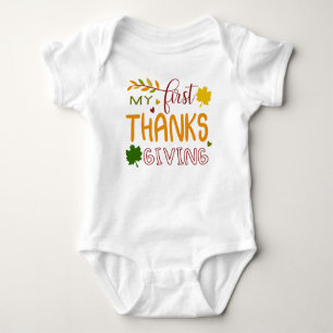 Body Bodysuit Bébé Mon premier Thanksgiving