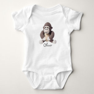 Body Bodysuit bébé personnalisé Crochet Gorilla