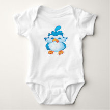 Bodysuit Blue Cheeky Bird
