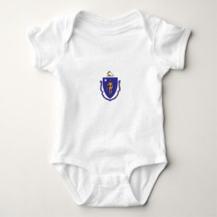 Body Bodysuit de bébé patriotique avec drapeau du Massa