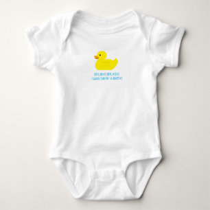 Body Bodysuit en caoutchouc pour bébé canard