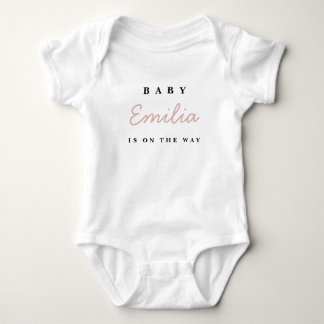 Body Bodysuit Faire-part de naissance fille bébé