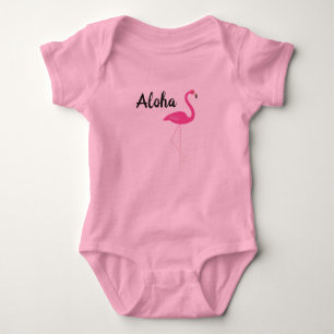 Body Bodysuit Flamant rose Aloha