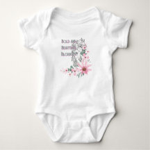 Bodysuit Floral Lion Baby.