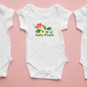 Body Bodysuit Floral pour bébé délicieuse Nouveau cad