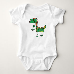 Body Bodysuit Green Dino Baby Jersey