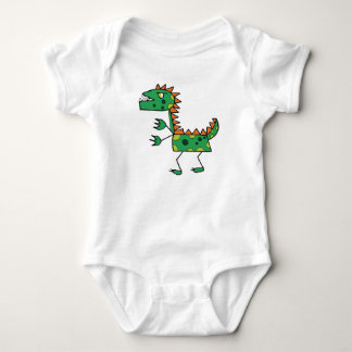 Body Bodysuit Green Dino Baby Jersey