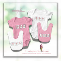 Bodysuit Irrésistible en crème glacée par Adiela A