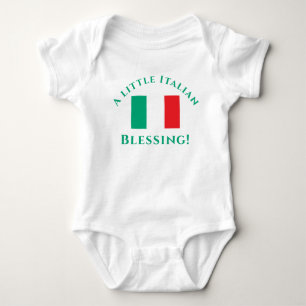 Body Bodysuit Italien Patriotique Personnalisable