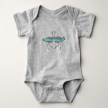 Bodysuit mignon bébé Jersey avec photo