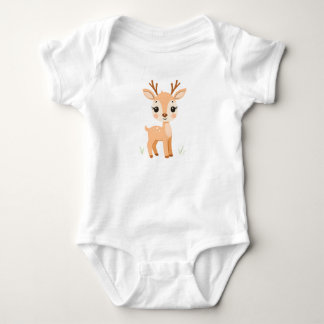 Body Bodysuit mignonne cerf bébé jersey
