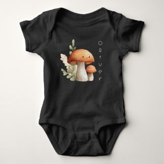 Body Bodysuit personnalisé Cute Mushroom Baby