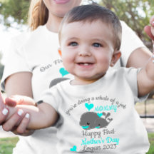 Bodysuit personnalisé de la fête des mères pour bé