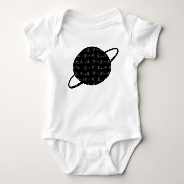 Body Bodysuit pour bébé astronaute (Devant)