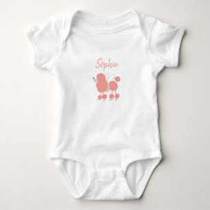 Body Bodysuit pour bébé aux canicules roses mignonnes