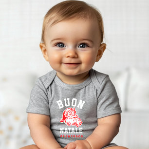 Body Bodysuit pour bébé Buon Natale Vintage Père Noël