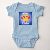 Bodysuit pour bébé de hibou en winking