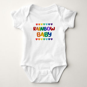 Body Bodysuit pour bébé design "Rainbow Baby"