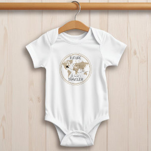 Body Bodysuit pour bébé voyageur dans le monde futur