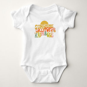Body Bodysuit "Sunshine Lollipops and Rainbows"