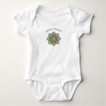 Boho Baby Flower Mandala One Piece Bodysuit
