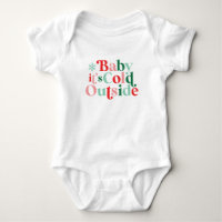 Boho Police Moderne Bébé Il Fait Froid Dehors Noël