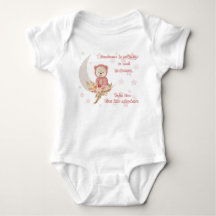 Boho rose ours lune vêtements bébé