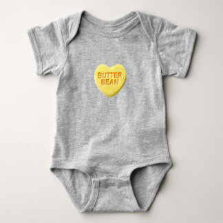 Body bonbon jaune coeur beurre