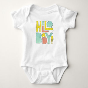 Body Bonjour bébé Bienvenue à nouveau-né Naissance bébé
