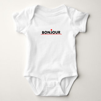 Body Bonjour, bonjour en français, drôle d'idée cadeau