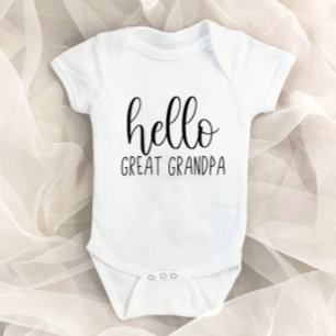 Body Bonjour grand-père Grossesse Faire-part
