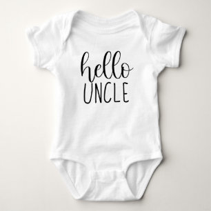 Body Bonjour oncle Grossesse Faire-part pour oncle