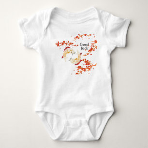 Body Bonne chance Poisson Koi avec Sakura   Japonais él