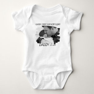 Body Bonne première Fête des pères Nouveau papa et bébé