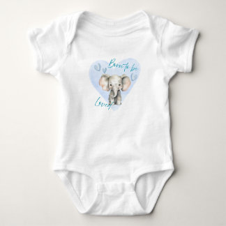 Body Born to Be Loved – Cute Elephant Baby Bodysuit