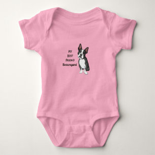 Body Boston Terrier Mon Meilleur Ami Personnalisé Nom R