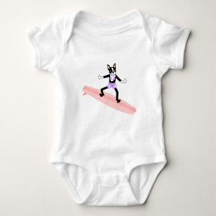 Body Boston Terrier Surfer Girl