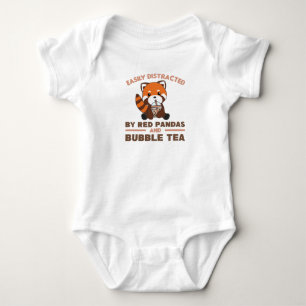Body Boule Thé Rouge Panda Chocolat Animaux mignons Bob